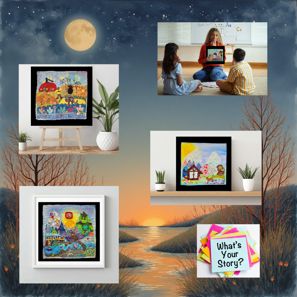 12" x 12" Art Panel from Jo Jo Beans