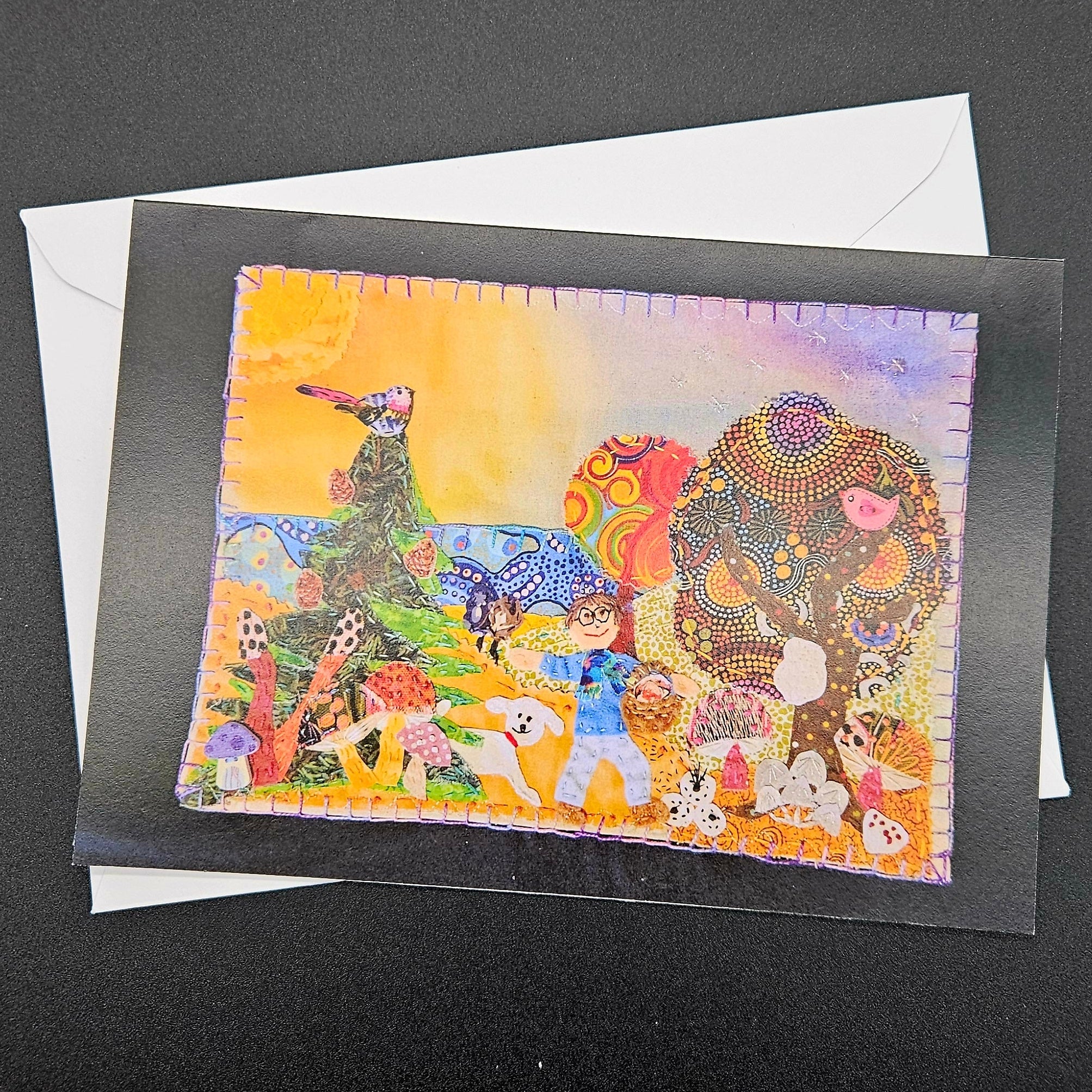 Mushroom Card from JoJo Beans