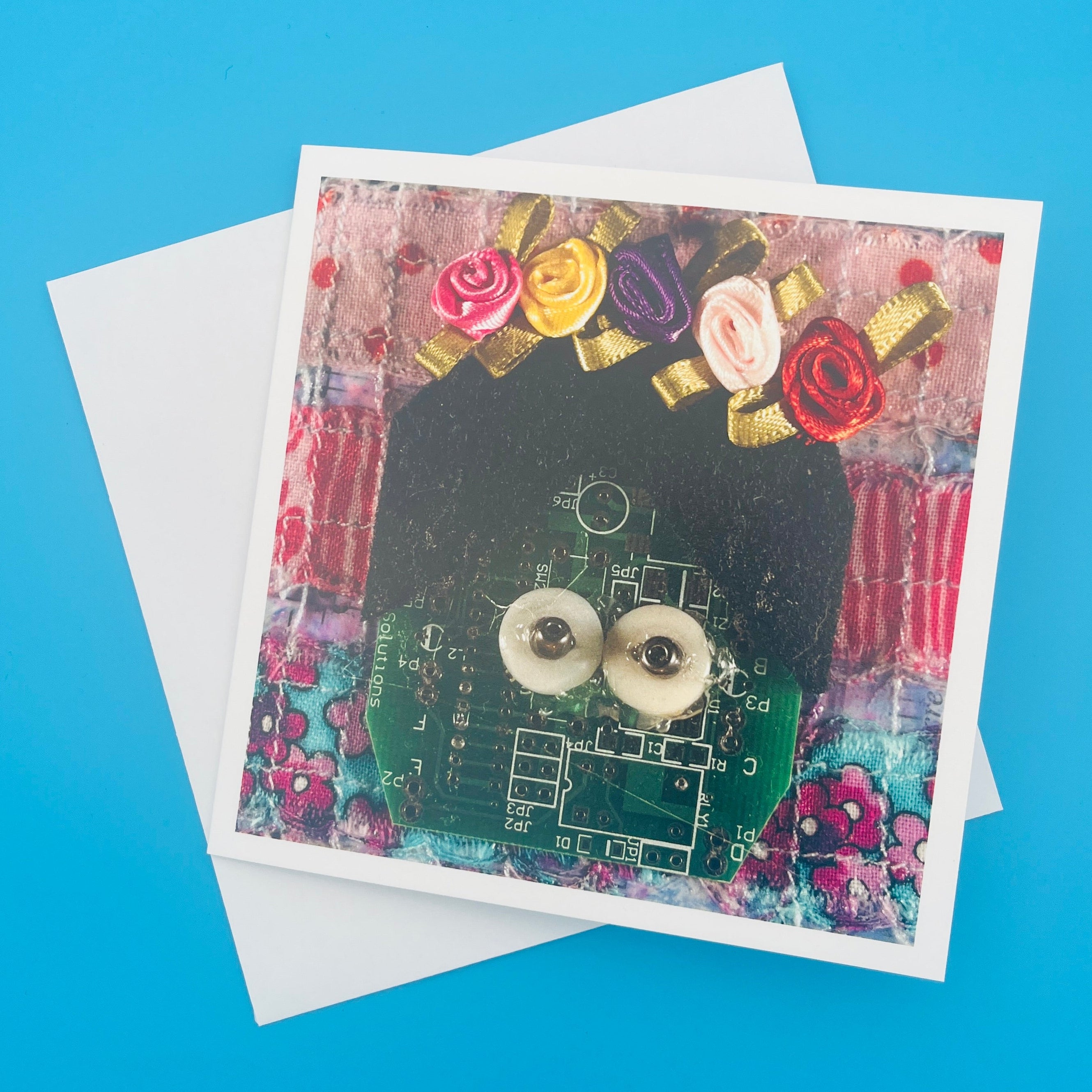 Endure Collection, Square Greeting Card