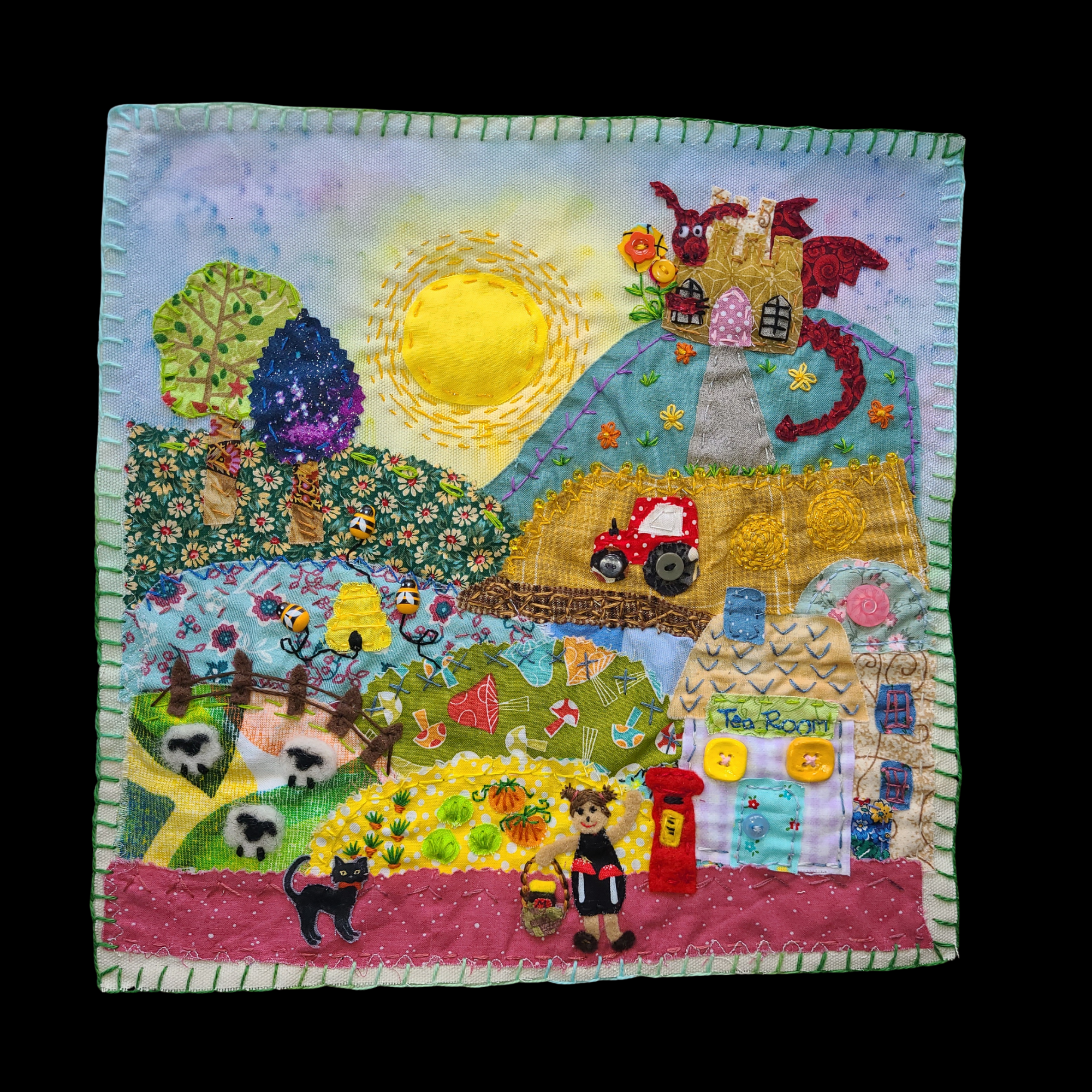 12" x 12" Art Panel from Jo Jo Beans