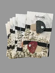 Leather Bookmarks x 2